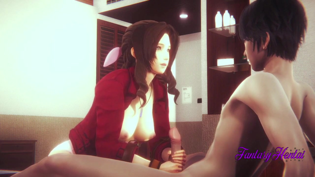 Final Fantasy VII Hentai 3D - Aerith handjob, blowjob and fucked with creampie - Anime Manga Game Japanese Porn - Free MILF Video